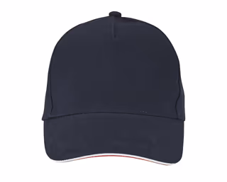 Unisex contrast three-colour cap