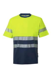 RS SS TWO-TONE COTTON T-SHIRT