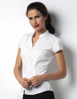 Dámská Košile Continental Mandarin Collar