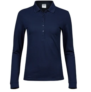 Luxury Stretch Long Sleeve Polo Women´s