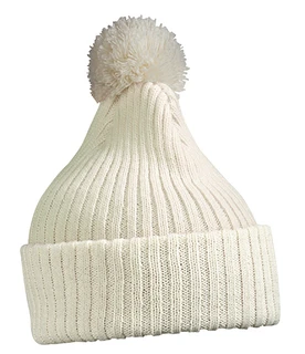 Čepice Knitted Cap with Pompon