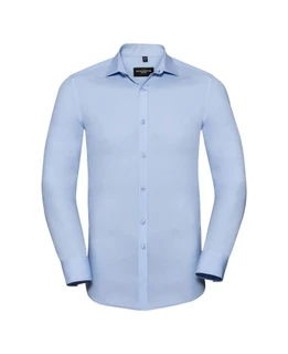 Men's Long Sleeve Tailored Contrast Ultimate Stretch Shirt