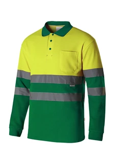 HV LS TWO-TONE COTTON POLO