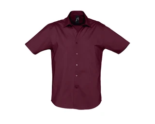 BROADWAY Short sleeve stretch Men's shirt