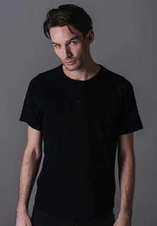 Pánské organické tričko Superstar Top Henley