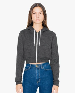 Dámská Mikina Fleece Cropped Zip