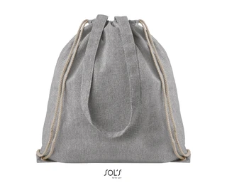 Drawstring backpack with handles