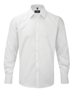 Men’s Long Sleeve Tailored Herringbone Shirt