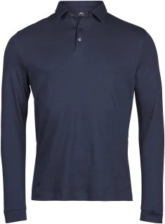 Pima Cotton Long Sleeve Polo