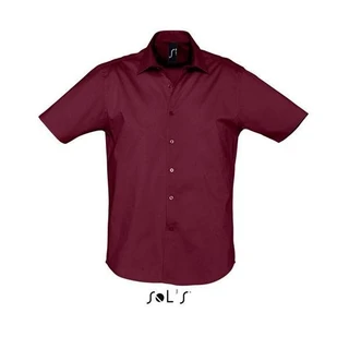 Short sleeve stretch Men's shirt 