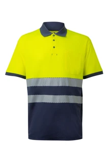 RS SS TWO-TONE COTTON POLO