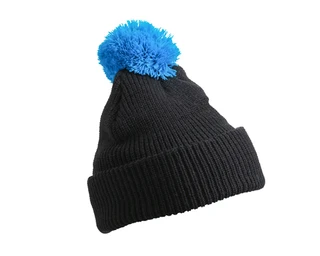 Čepice Pompon Hat with Brim
