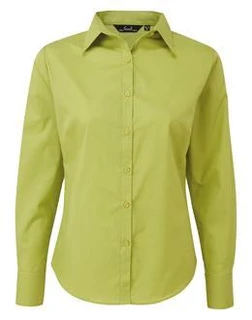 Women's Long Sleeve Poplin Blouse PR300