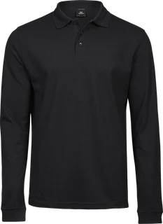Luxury Stretch Long Sleeve Polo