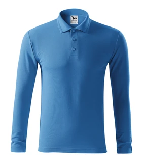 Polo Shirt Gents Pique Polo LS Adler 221