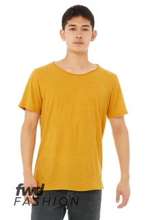 3414 Unisex Triblend Raw Neck Tee