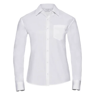 Ladies’ Long Sleeve Classic Pure Cotton Poplin Shirt