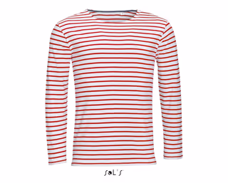 Men's long sleeve striped T-shirt  