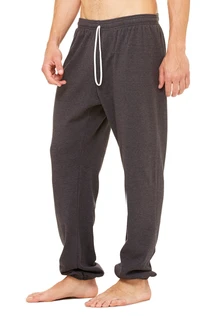 3737 Unisex Sponge Fleece Long Scrunch Pant
