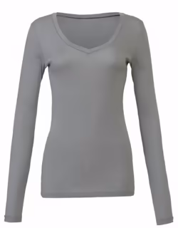 Lehké Dámské Tričko V-neck