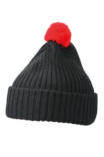 Čepice Knitted Cap with Pompon