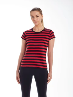 Women's stripy T