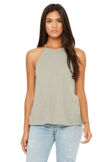 8809 Women's Flowy High Neck Tank