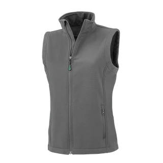 Womens recycled 2-layer printable softshell bodywarmer