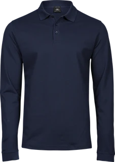 Luxury Stretch Long Sleeve Polo