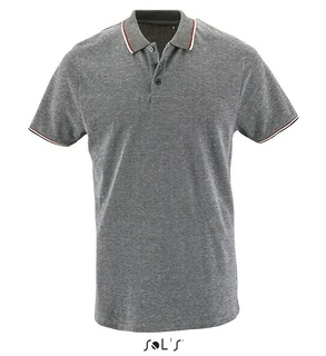Men's heather polo shirt  