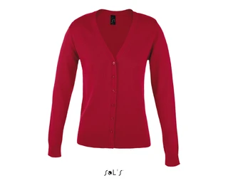 Women's V-neck knitted cardigan 