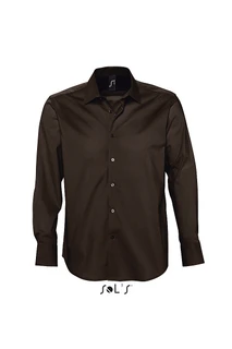Long sleeve stretch Men's shirt