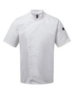 Chef's Zip-Close Short Sleeve Jacket