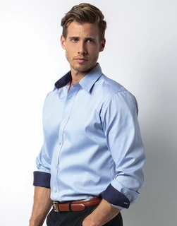 Pánská Košile Contrast Premium Oxford s Dlouhým Rukávem