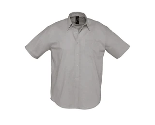 BRISBANE Short sleeve Oxford Men's shirt