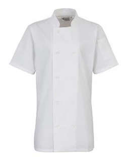 Women's Short Sleeve Chef's Jacket