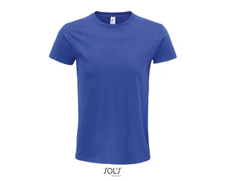 Unisex round-neck fitted jersey T-shirt