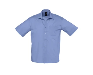 BRISTOL Short sleeve poplin men's shirt