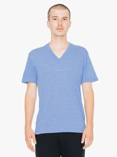 Unisex tričko Tri-Blend V-Neck 
