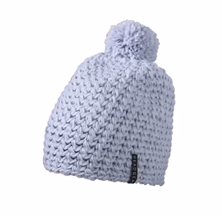 Čepice Unicoloured Crocheted Cap with Pompon