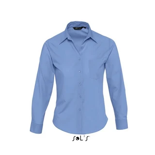 Long sleeve poplin women's shirt 