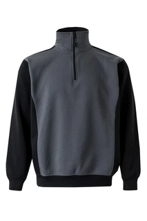 TWO-TONE QUARTERZIP SWEATSHIRT