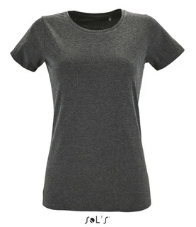 Women's round collar fitted t-shirt  