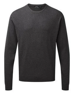 Men's Crew Neck Cotton Rich Knitted Sweater