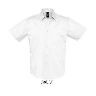 Short sleeve cotton twill men's shirt 