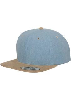 Chambray-Suede Snapback