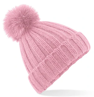 Verbier Faux Fur Pop Pom Chunky Beanie