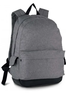 Backpack with imitation leather trim KI0158