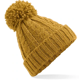 Cable Knit Melange Beanie