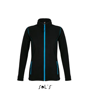 Women's micro fleece zipped jacket